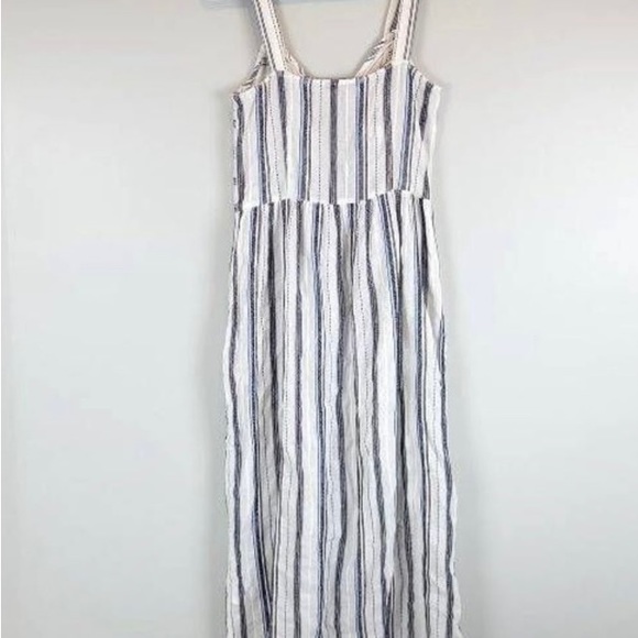 👗 Zara Sleeveless 100% Cotton Maxi Dress Multicolor Size: Medium - Picture 3 of 16